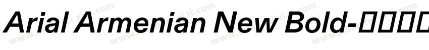 Arial Armenian New Bold字体转换